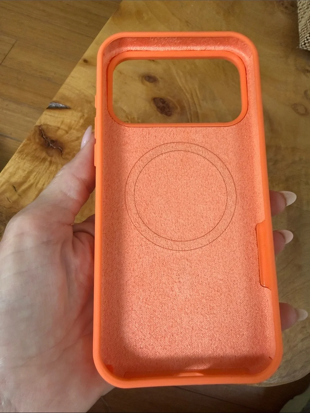 New! Neon Orange Silicone Case for iPhone 17 Pro Max – Shockproof Cover MagSafe